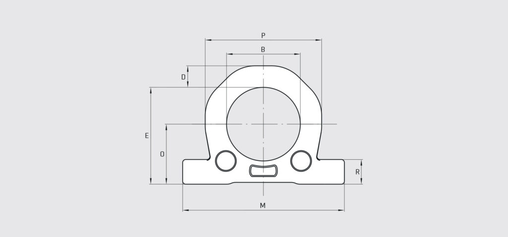 Technische Zeichnung – Ringbock GK10 LC